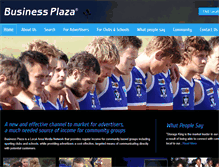 Tablet Screenshot of businessplaza.com.au